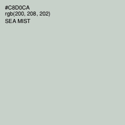 #C8D0CA - Sea Mist Color Image
